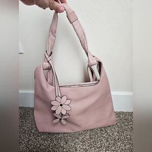 B.Lush Pink Floral Women's Bag
